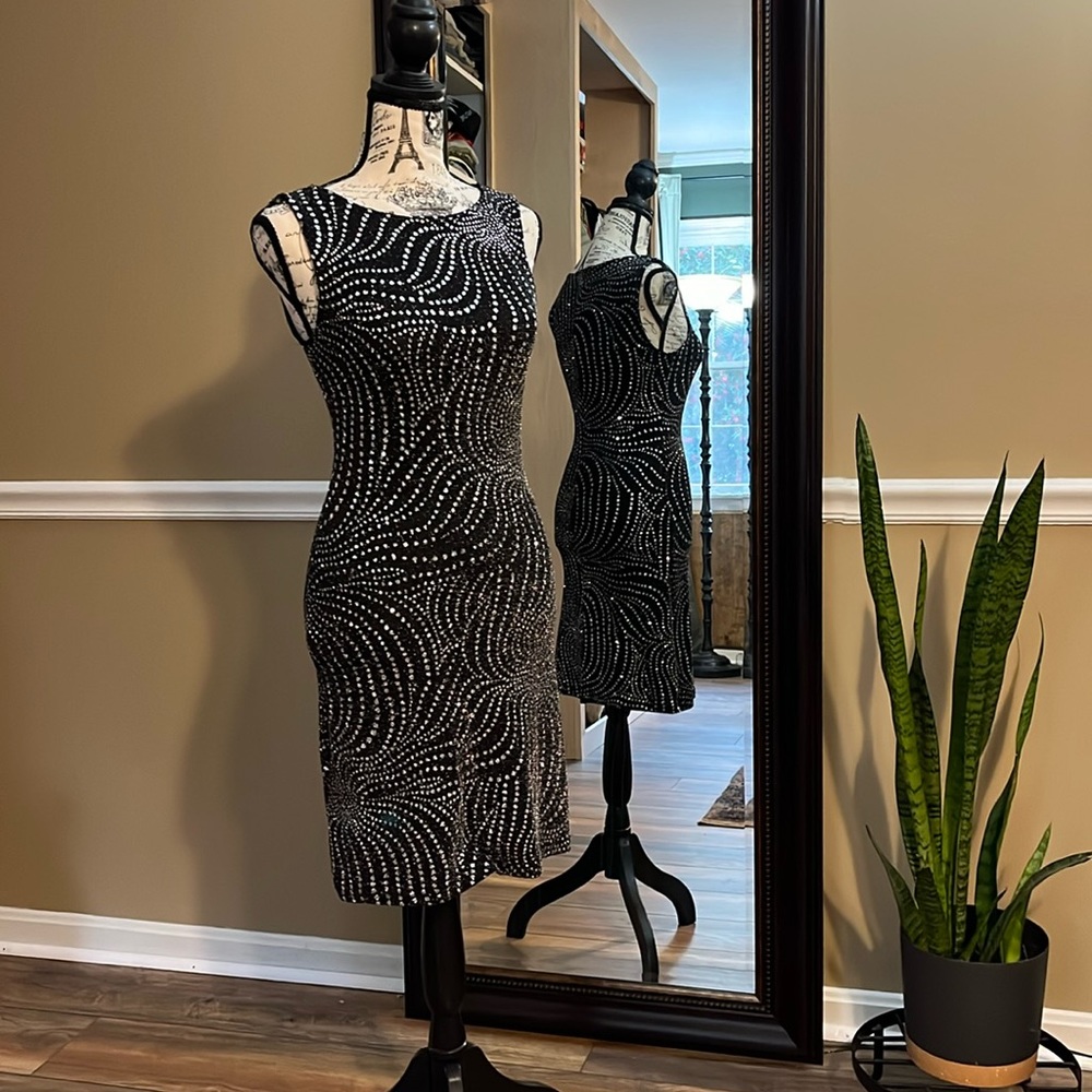 Cocktail Dress with sequin accents